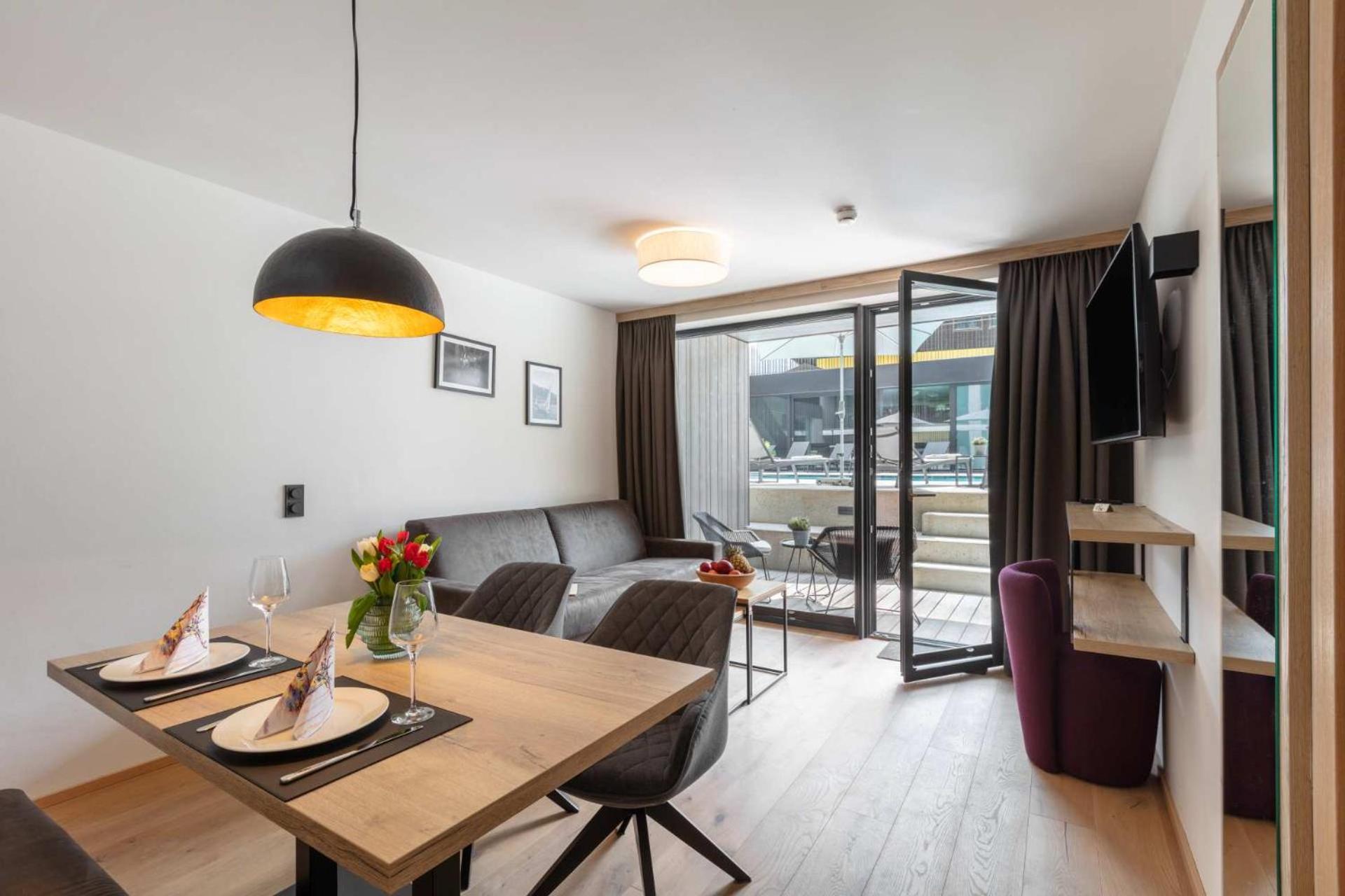 Emma Deluxe Aparthotel Ganzjaehrig Beheizter Aussenpool Piesendorf Cameră foto